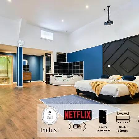 דירה Ng Prestige - Nain I Privatif Premium I Jacuzzi - Sauna - Netflix - Projecteur רובייש