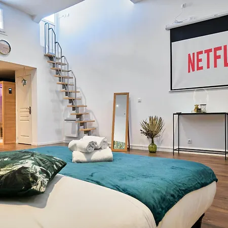 Appartement Ng Prestige - Nain I Privatif Premium I Jacuzzi - Sauna - Netflix - Projecteur *