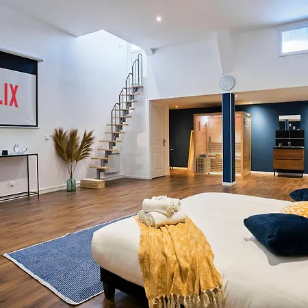 Appartement Ng Prestige - Nain I Privatif Premium I Jacuzzi - Sauna - Netflix - Projecteur