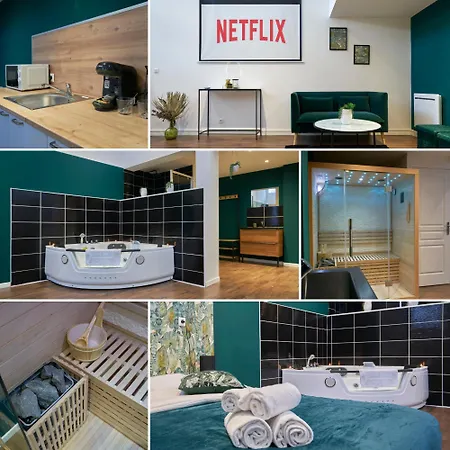 דירה Ng Prestige - Nain I Privatif Premium I Jacuzzi - Sauna - Netflix - Projecteur