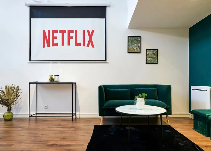 Ng Prestige - Nain I Privatif Premium I Jacuzzi - Sauna - Netflix - Projecteur Roubaix