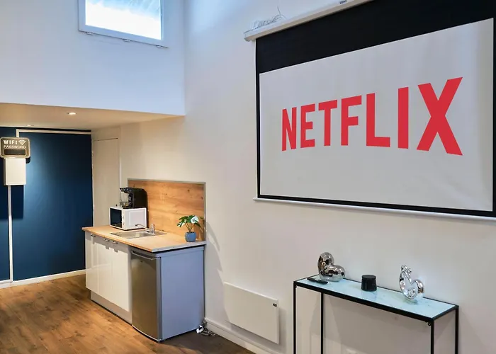 Ng Prestige - Nain I Privatif Premium I Jacuzzi - Sauna - Netflix - Projecteur Appartement