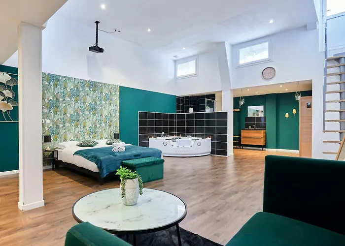 Ng Prestige - Nain I Privatif Premium I Jacuzzi - Sauna - Netflix - Projecteur Appartement *