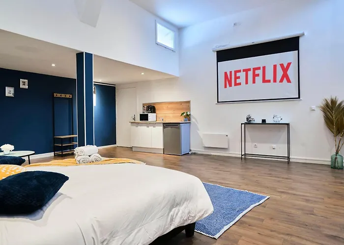 Ng Prestige - Nain I Privatif Premium I Jacuzzi - Sauna - Netflix - Projecteur Appartement *