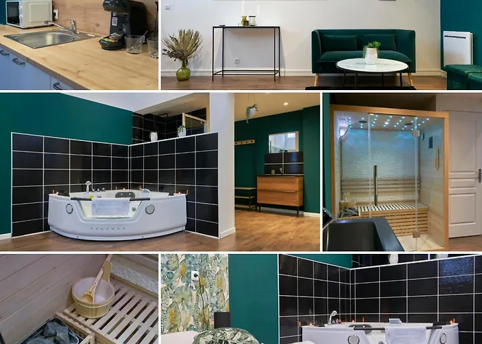 Appartement Ng Prestige - Nain I Privatif Premium I Jacuzzi - Sauna - Netflix - Projecteur